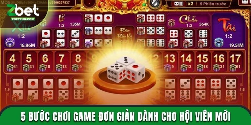 5 bước chơi game đơn giản dành cho hội viên mới